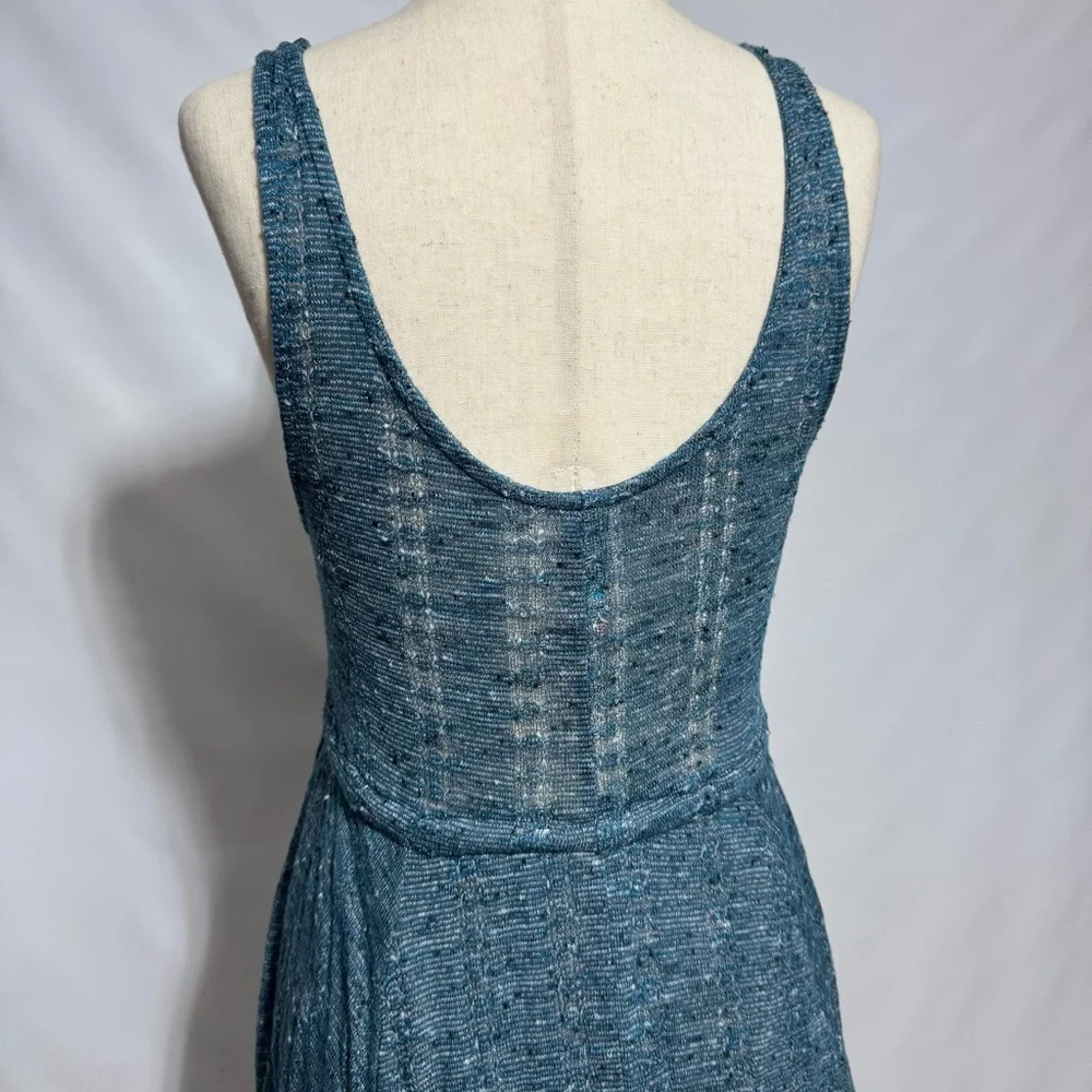 Free People • FP Beach Starry Night Gauzy Asymmetrical Hem Lined Dress XS/S